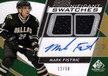 2008-09 SP Game Used - SIGnificant Swatches #SS-BT Mark Fistric  Front