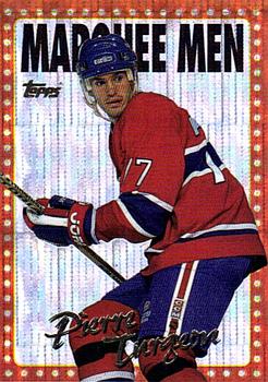 1995-96 Topps - Marquee Men Power Boosters #21 Pierre Turgeon Front