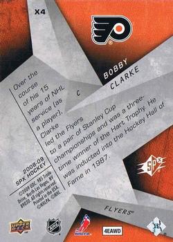 2008-09 SPx - SPxcitement #X4 Bobby Clarke  Back