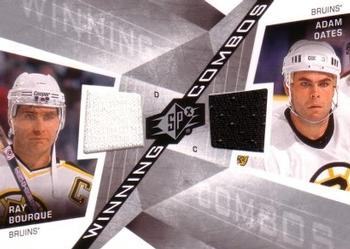 2008-09 SPx - Winning Combos #WC-BO Ray Bourque / Adam Oates  Front