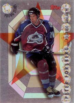1995-96 Topps - Young Stars #YS4 Peter Forsberg Front
