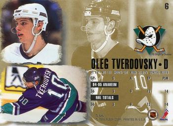 1995-96 Ultra #6 Oleg Tverdovsky Back