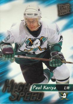 1995-96 Ultra - High Speed #11 Paul Kariya Front