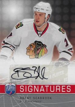 2008-09 Upper Deck Be a Player - Signatures #S-SE Brent Seabrook Front