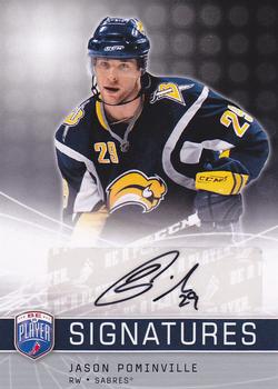 2008-09 Upper Deck Be a Player - Signatures #S-JP Jason Pominville Front