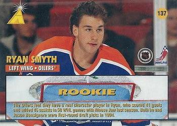 1995-96 Zenith #137 Ryan Smyth Back