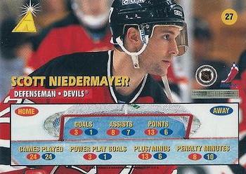 1995-96 Zenith #27 Scott Niedermayer Back