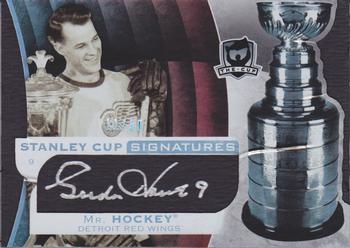 2008-09 Upper Deck The Cup - Stanley Cup Signatures #SCS-GH Gordie Howe  Front