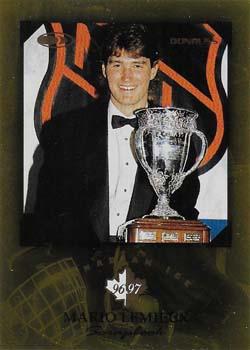 1996-97 Donruss Canadian Ice - Mario Lemieux Scrapbook #2 Mario Lemieux Front