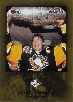1996-97 Donruss Canadian Ice - Mario Lemieux Scrapbook #5 Mario Lemieux Front