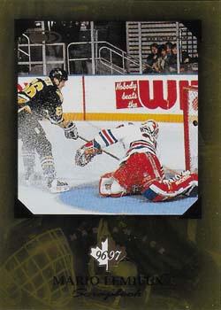 1996-97 Donruss Canadian Ice - Mario Lemieux Scrapbook #12 Mario Lemieux Front
