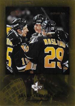 1996-97 Donruss Canadian Ice - Mario Lemieux Scrapbook #14 Mario Lemieux Front