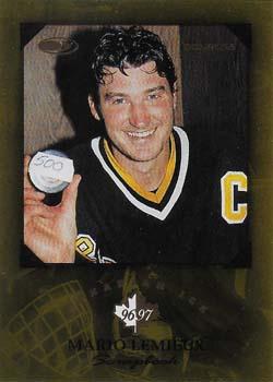 1996-97 Donruss Canadian Ice - Mario Lemieux Scrapbook #15 Mario Lemieux Front