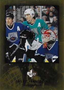 1996-97 Donruss Canadian Ice - Mario Lemieux Scrapbook #18 Mario Lemieux Front
