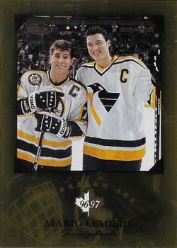 1996-97 Donruss Canadian Ice - Mario Lemieux Scrapbook #19 Mario Lemieux Front