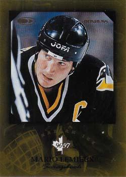 1996-97 Donruss Canadian Ice - Mario Lemieux Scrapbook #24 Mario Lemieux Front
