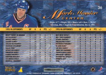 1996-97 Select Certified #36 Mark Messier Back
