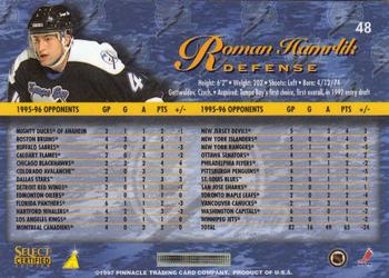 1996-97 Select Certified #48 Roman Hamrlik Back