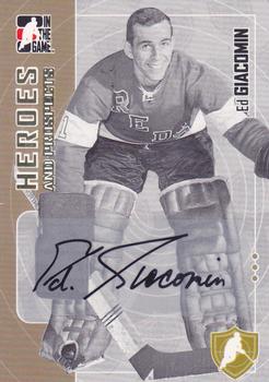 2005-06 In The Game Heroes and Prospects - Autographs #A-EG Ed Giacomin Front