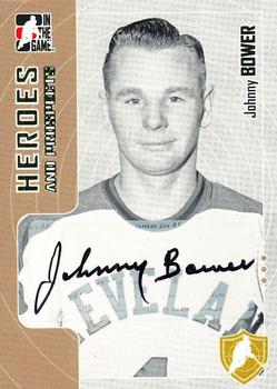 2005-06 In The Game Heroes and Prospects - Autographs #A-JBW Johnny Bower Front