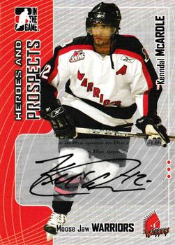 2005-06 In The Game Heroes and Prospects - Autographs #A-KMC Kenndal McArdle Front