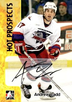 2005-06 In The Game Heroes and Prospects - Autographs Series II #A-AL Andrew Ladd Front