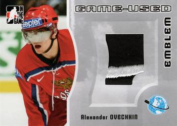 2005-06 In The Game Heroes and Prospects - Emblems #GUE-91 Alexander Ovechkin Front