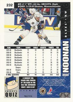 1996-97 Collector's Choice #232 Brian Noonan Back