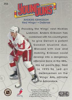 1996-97 Collector's Choice #356 Anders Eriksson Back