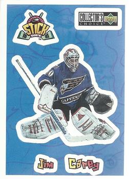 1996-97 Collector's Choice - Stick-Ums #S17 Jim Carey Front