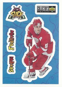 1996-97 Collector's Choice - Stick-Ums #S23 Sergei Fedorov Front