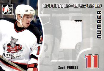 2005-06 In The Game Heroes and Prospects - Numbers #GUN-58 Zach Parise Front