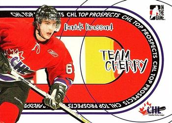 2005-06 In The Game Heroes and Prospects - Team Cherry #TC-16 Derick Brassard Front
