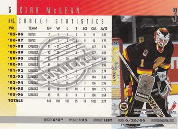 1996-97 Donruss #3 Kirk McLean Back