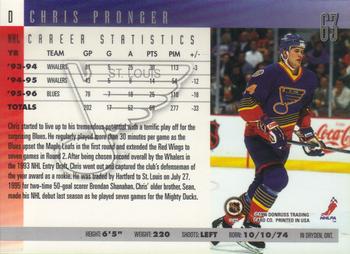 1996-97 Donruss #63 Chris Pronger Back