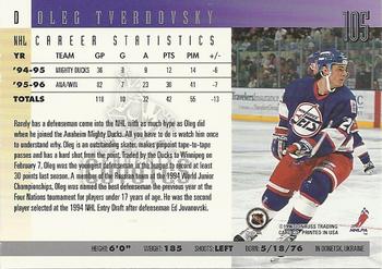 1996-97 Donruss #105 Oleg Tverdovsky Back