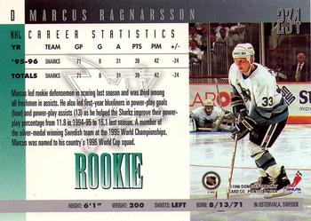 1996-97 Donruss #234 Marcus Ragnarsson Back