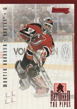 1996-97 Donruss - Between the Pipes #2 Martin Brodeur Front
