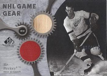 2005-06 SP Game Used - Game Gear #GG-GH1 Gordie Howe Front