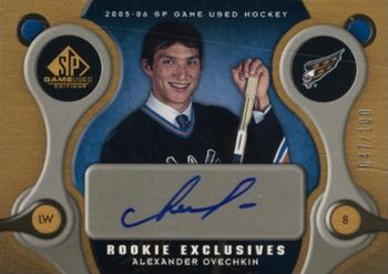 2005-06 SP Game Used - Rookie Exclusives #RE-AO Alexander Ovechkin Front