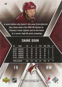 2005-06 SPx - Spectrum #69 Shane Doan Back