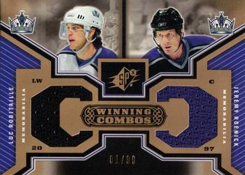 2005-06 SPx - Winning Combos Gold #WC-LA Luc Robitaille / Jeremy Roenick Front