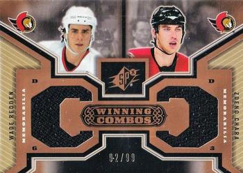 2005-06 SPx - Winning Combos Gold #WC-RC Wade Redden / Zdeno Chara Front