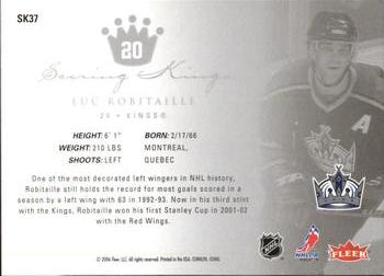 2005-06 Ultra - Scoring Kings #SK37 Luc Robitaille Back