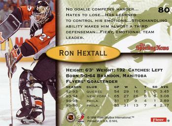1996-97 Fleer #80 Ron Hextall Back