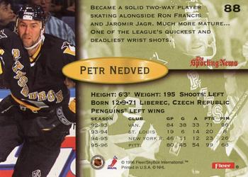 1996-97 Fleer #88 Petr Nedved Back