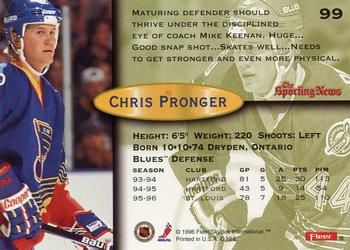 1996-97 Fleer #99 Chris Pronger Back