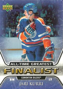 2005-06 Upper Deck - 2005-06 Upper Deck NHL All-Time Greatest Finalist #24 Jari Kurri Front