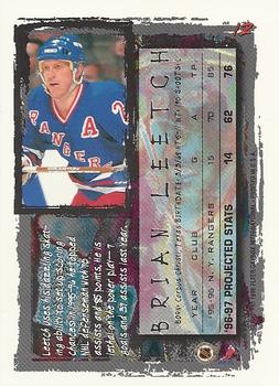 1996-97 Fleer NHL Picks #12 Brian Leetch Back
