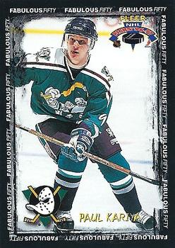 1996-97 Fleer NHL Picks - Fabulous 50 #23 Paul Kariya Front